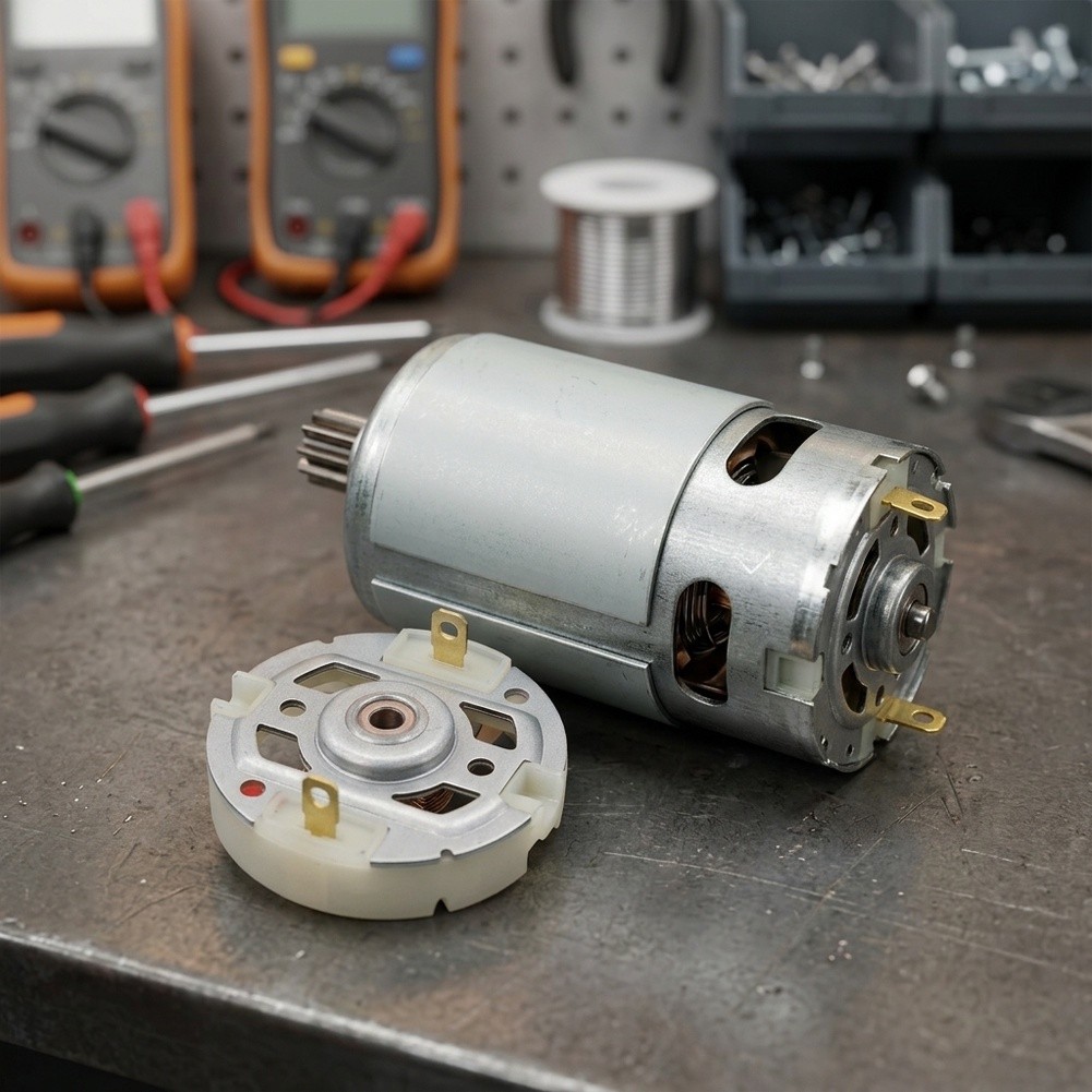 Power Tools Carbon Brush - 21V 10 Teeth DC Motor With