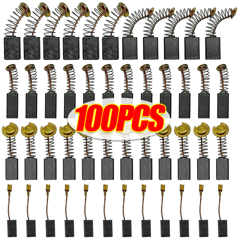 Power Tools Carbon Brush - 100/50PCS Carbon Brush Repair Kit Power