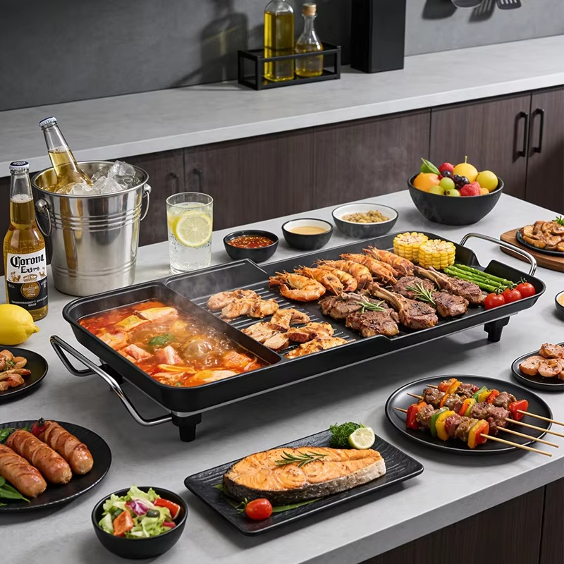2-In-1 Electric Grill and Elec - Power Tools Zones recension och pris
