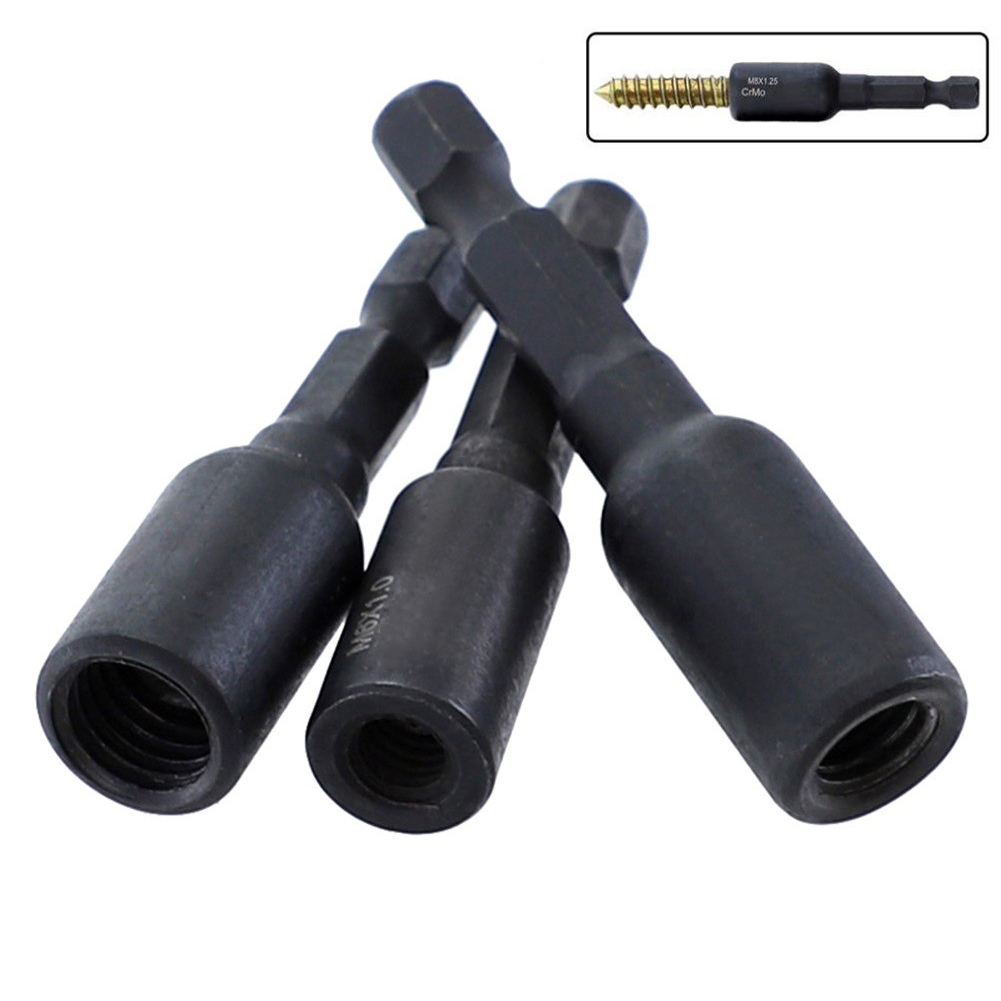 3Pcs Socket Adapter M6/M8/M10  - Power Tools Lowes recension och pris