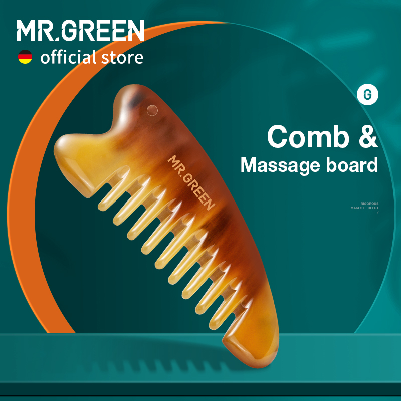 MR.GREEN Comb With Guasha Scra - Power Tools Green Color recension och pris