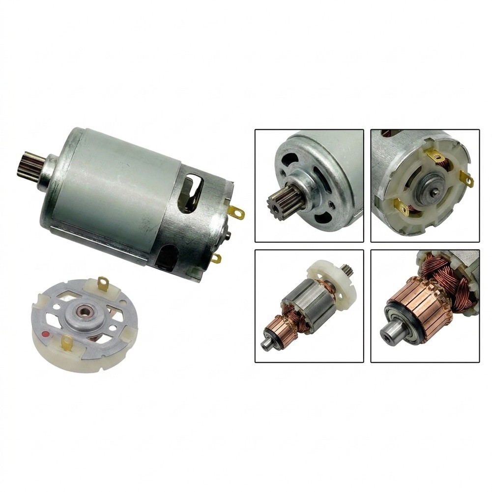 21V 10 Teeth DC Motor With Car - Power Tools Carbon Brush recension och pris
