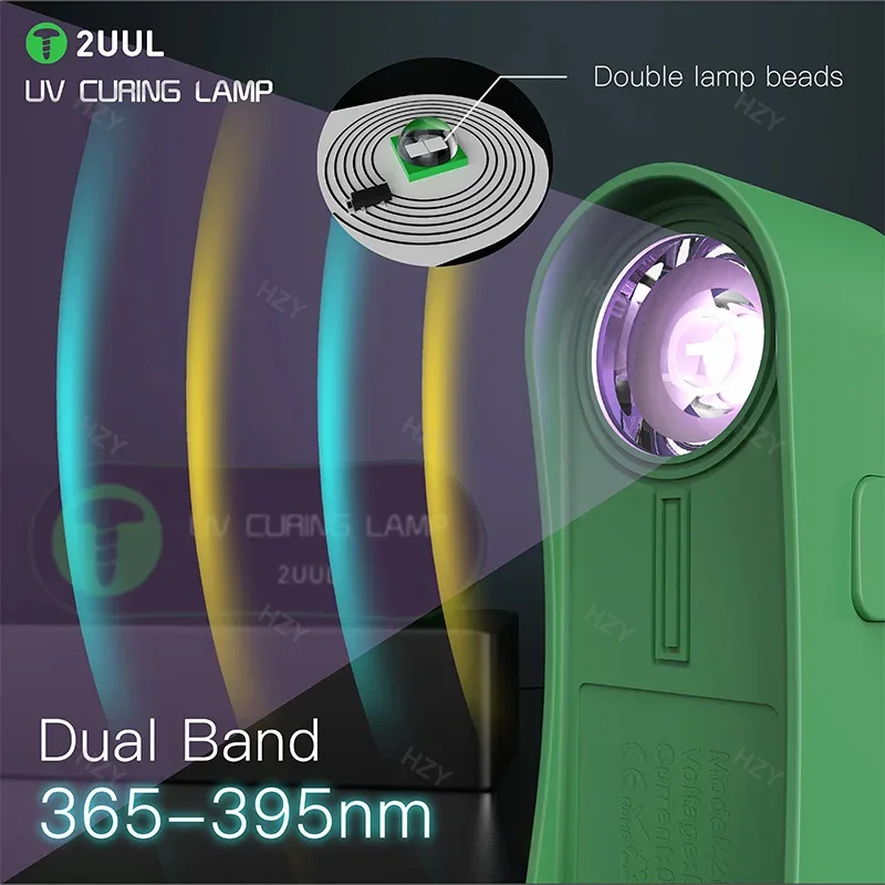 2UUL SC08 365-395nm Dual Band  - Power Tools Green Color recension och pris