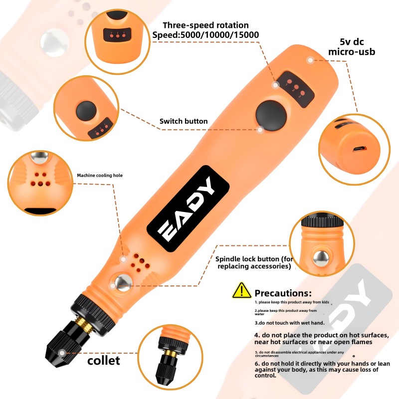 USB Cordless Rotary Tool Kit – - Power Tools Spare Parts recension och pris