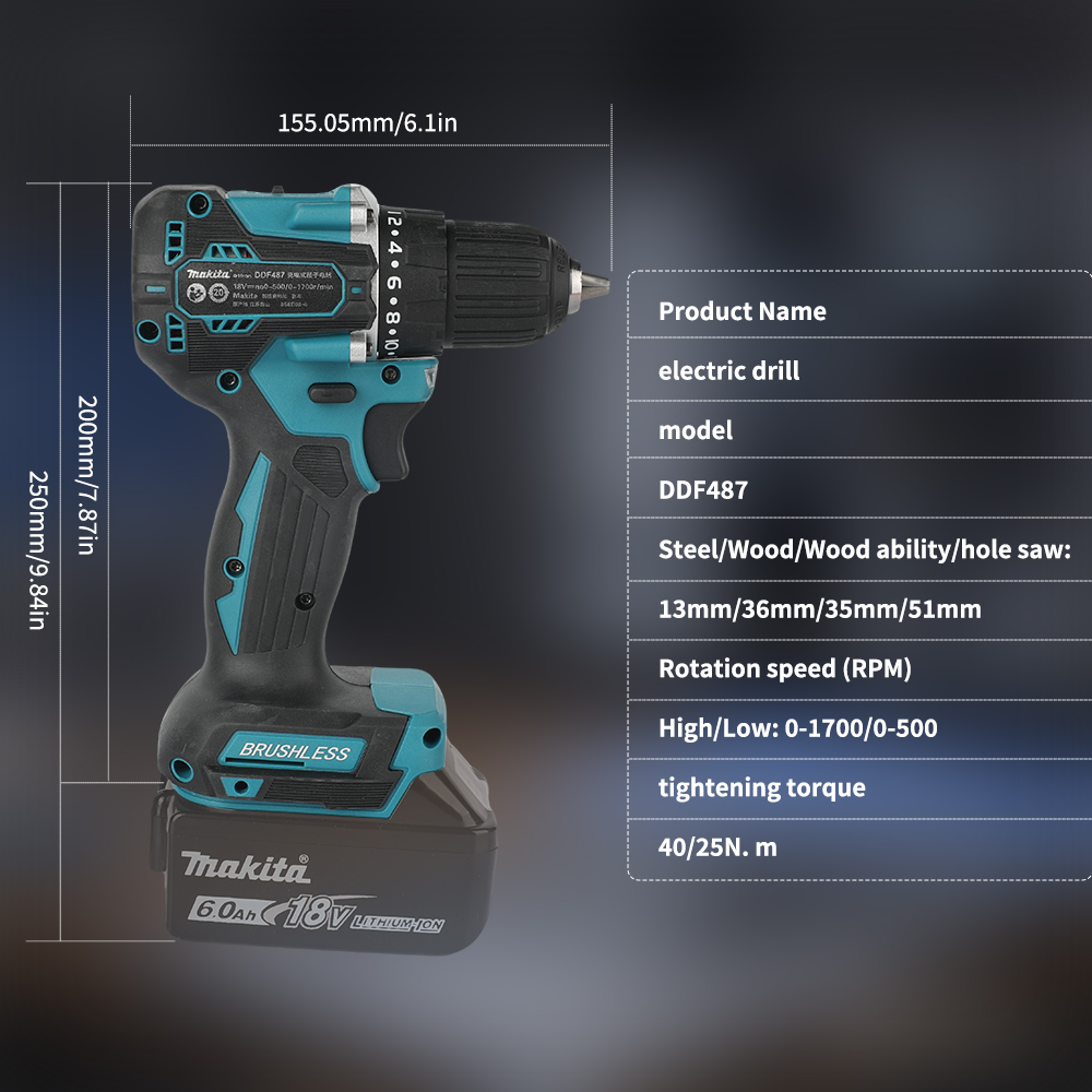 18V Brushless Cordless Drill 4 - Power Tools Lowes recension och pris