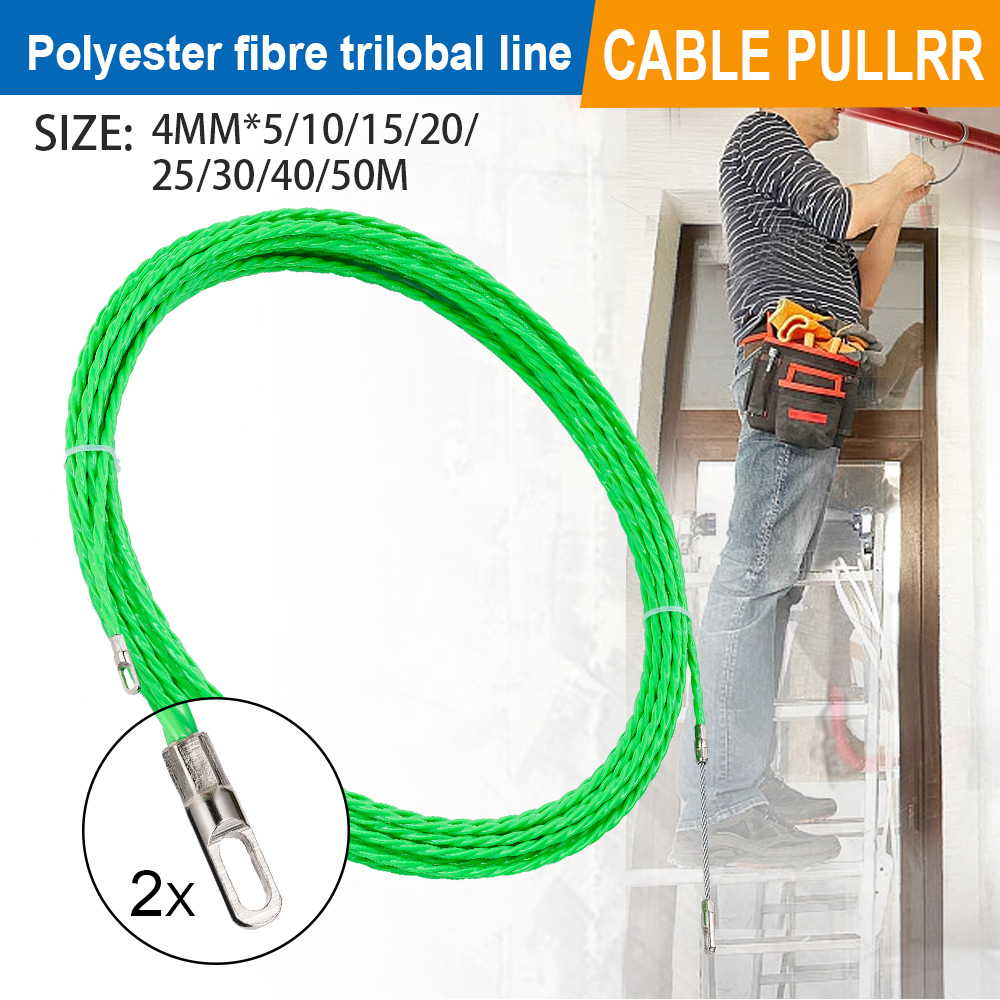 4MM Fiberglass Fish Tape Cable - Power Tools Green Color recension och pris