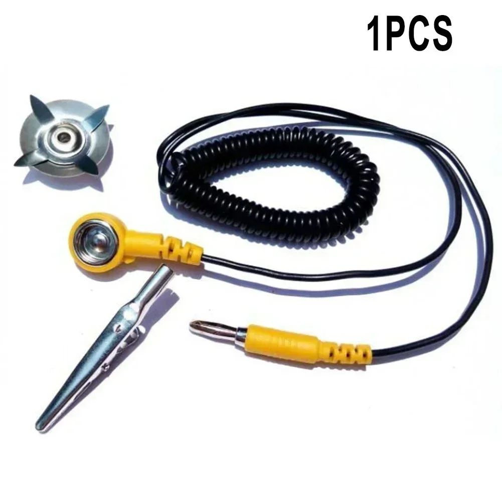 1pc ESD Ground Wire Anti-stati - Power Tools Yellow And Black recension och pris