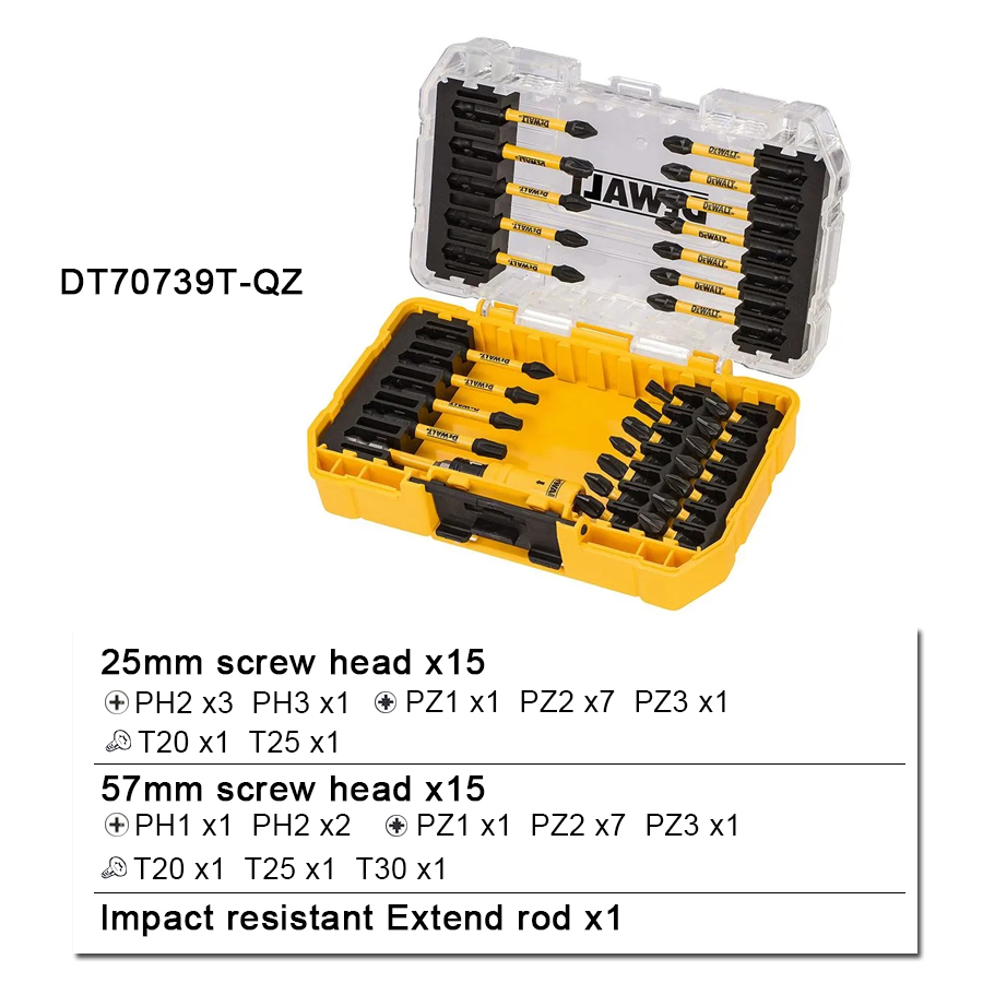 DeWalt 31-Piece Screw Driving  - Power Tools Yellow And Black recension och pris