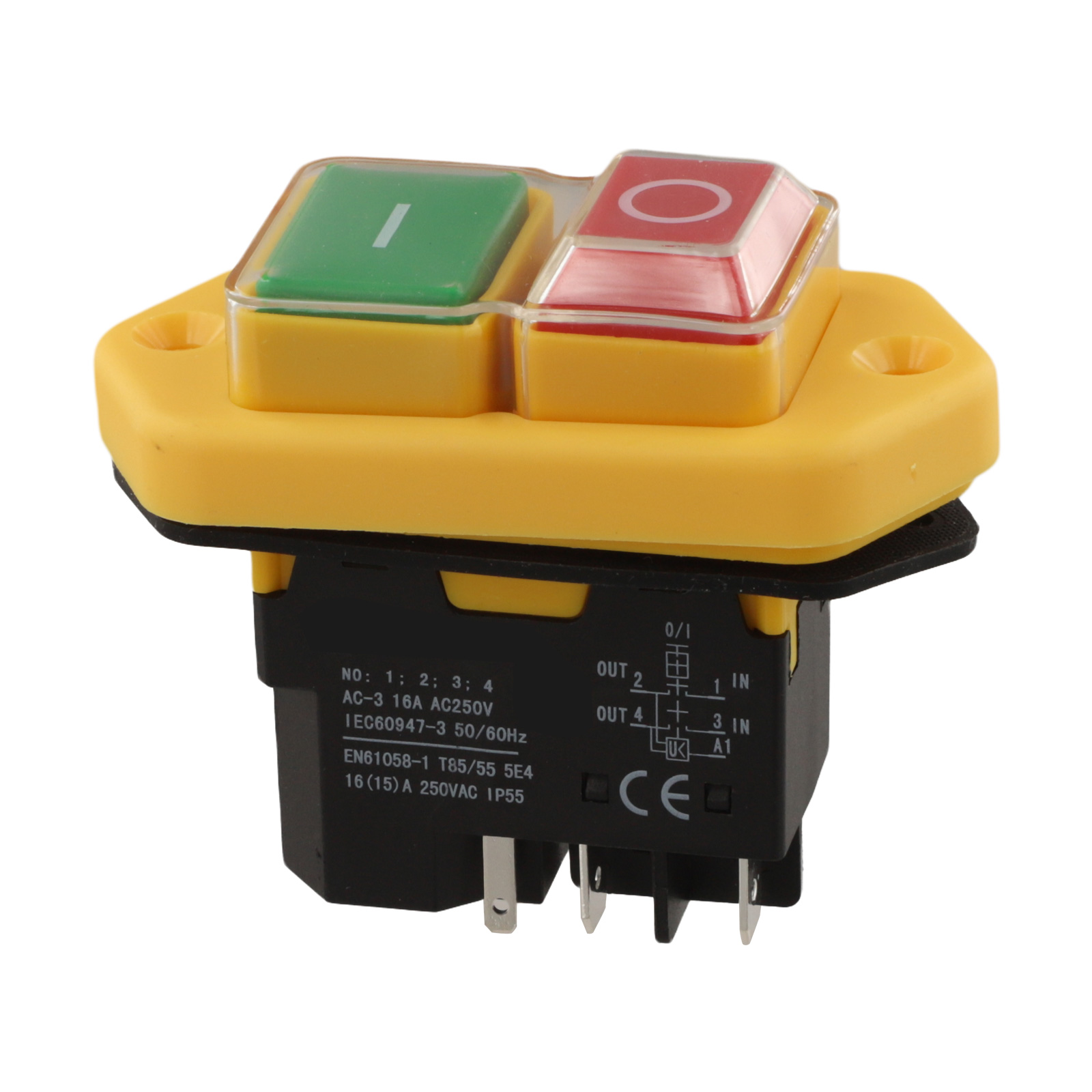 KlD-28A 5 Pin Push Button Swit - Power Tools Green Color recension och pris