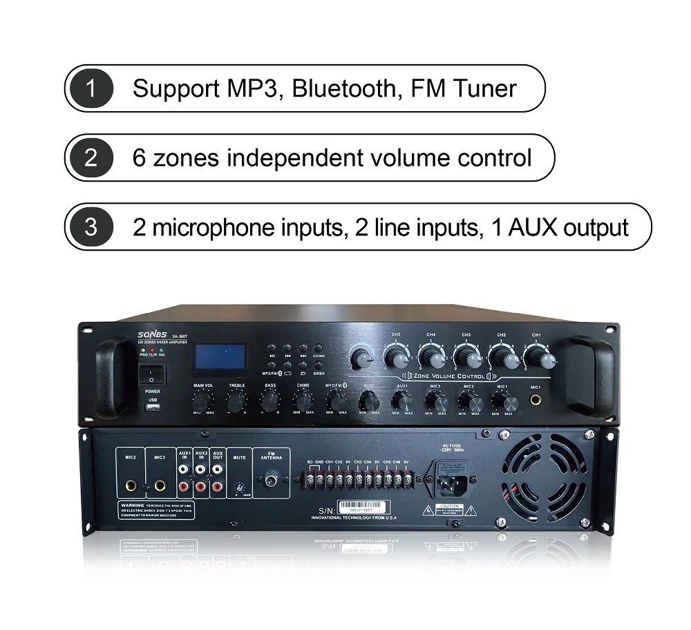 500w 80hz~16khz Pa System 6 Zo - Power Tools Zones recension och pris