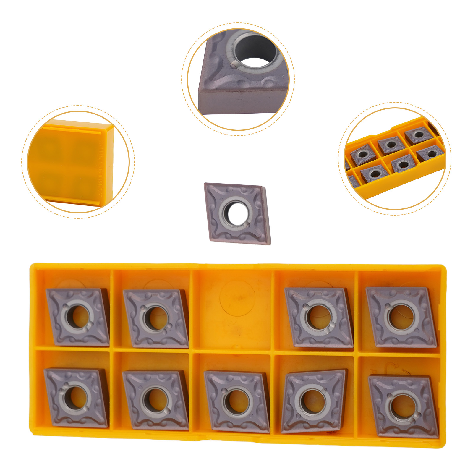 New CarbideTurningInsert Preci - Power Tools Yellow And Black recension och pris