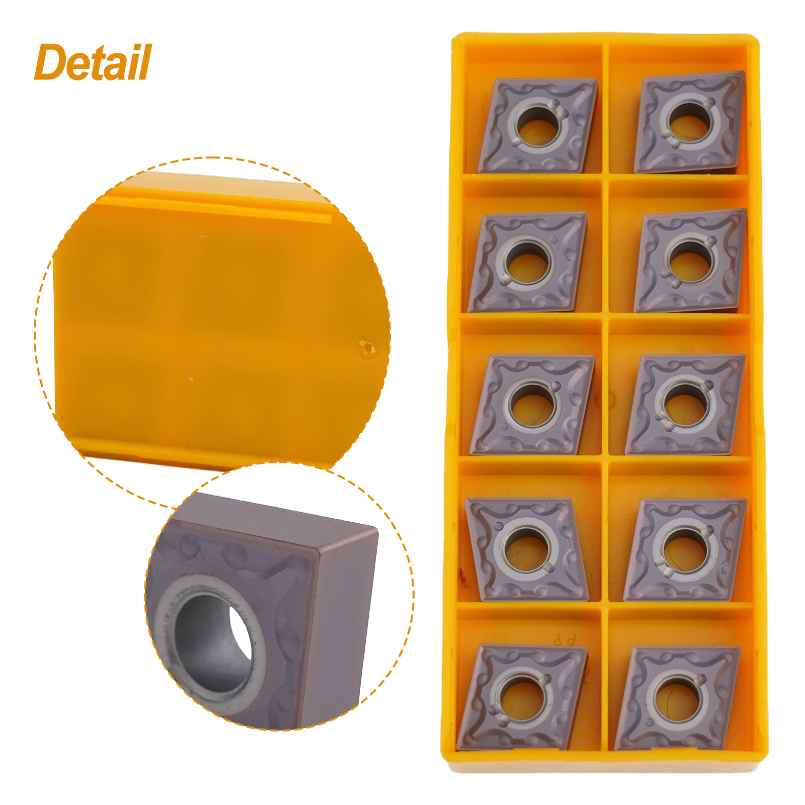 New CarbideTurningInsert Preci - Power Tools Yellow And Black recension och pris